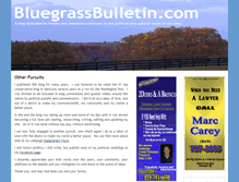 Tablet Screenshot of bluegrassbulletin.com